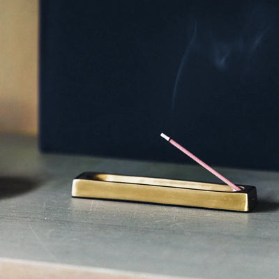 Brass Incense Stand Rectangle