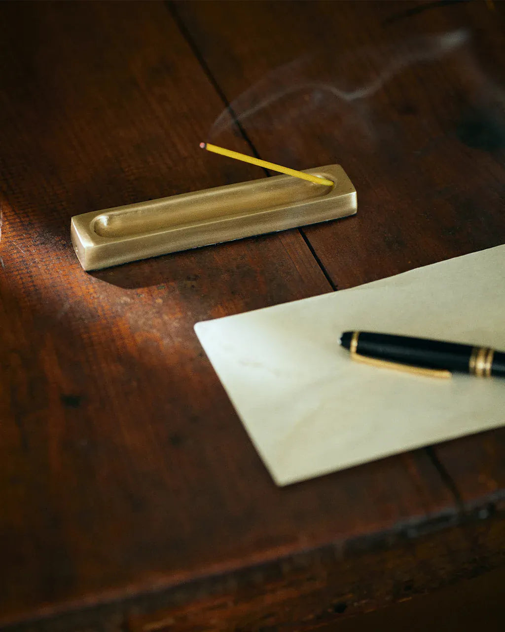 Brass Incense Stand Rectangle