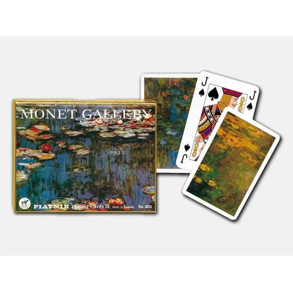 Bridge Playing Cards | Monet Lilies