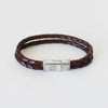 Brown / Medium Italian Leather Bracelet | BC141