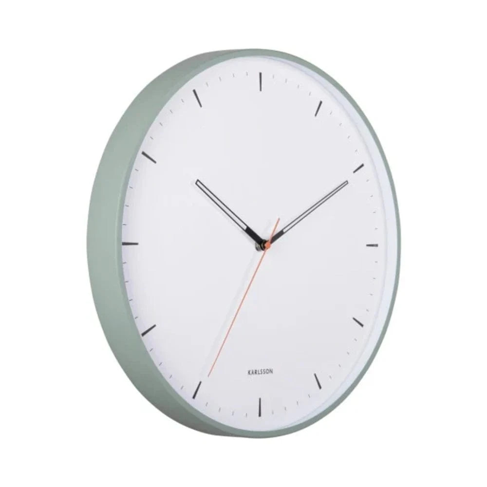 Calm Wall Clock | Grayed Jade