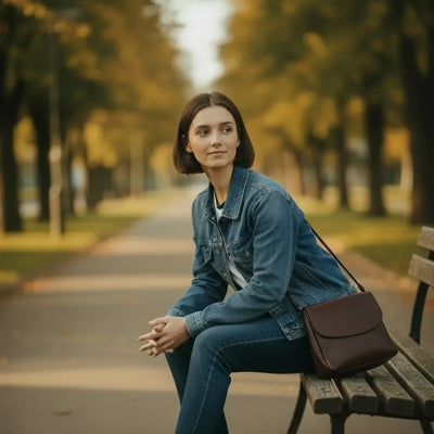 Chocolate Sabine Cross Body Bag