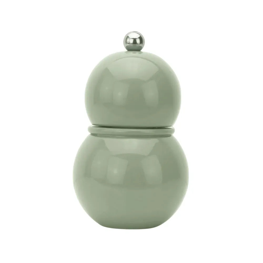 Chubby Salt or Pepper Grinder 12cm | Sage Green