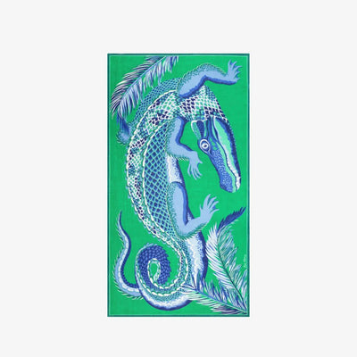 Crocodile | Green Scarf