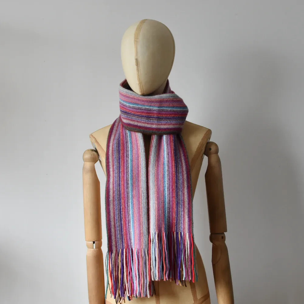 Dee Warp Lambswool Angora Scarf | 2503