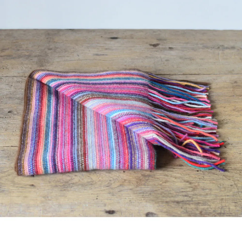 Dee Warp Lambswool Angora Scarf | 2503