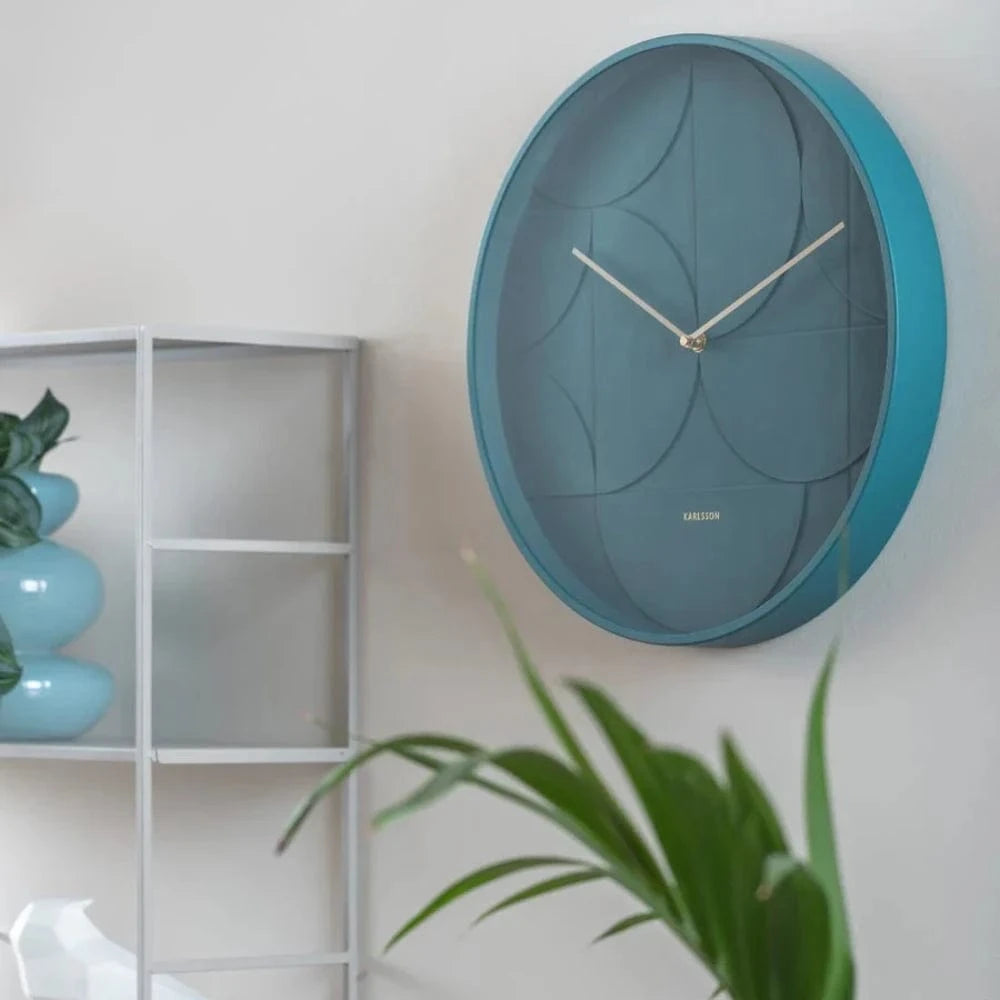 Echelon Wall Clock | Dark Blue