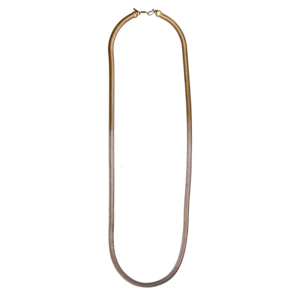 Elemental Single Strand Fern Necklace | Antique Brass Blossom