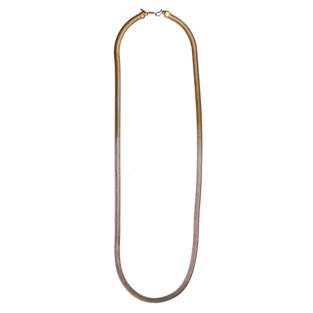 Elemental Single Strand Fern Necklace | Antique Brass Blossom