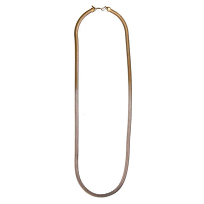 Elemental Single Strand Fern Necklace | Antique Brass Blossom