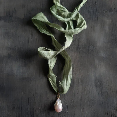 Emma Cunningham | Baroque Pearl Amulet Necklace