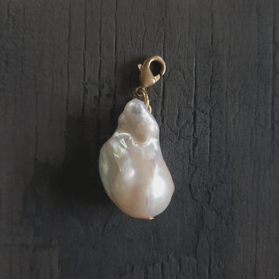 Emma Cunningham | Baroque Pearl Amulet Necklace