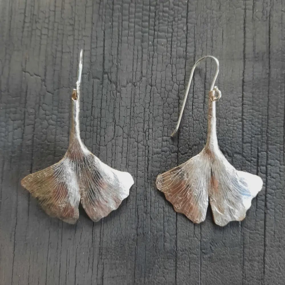 Emma Cunningham | Gingko Leaf Earrings