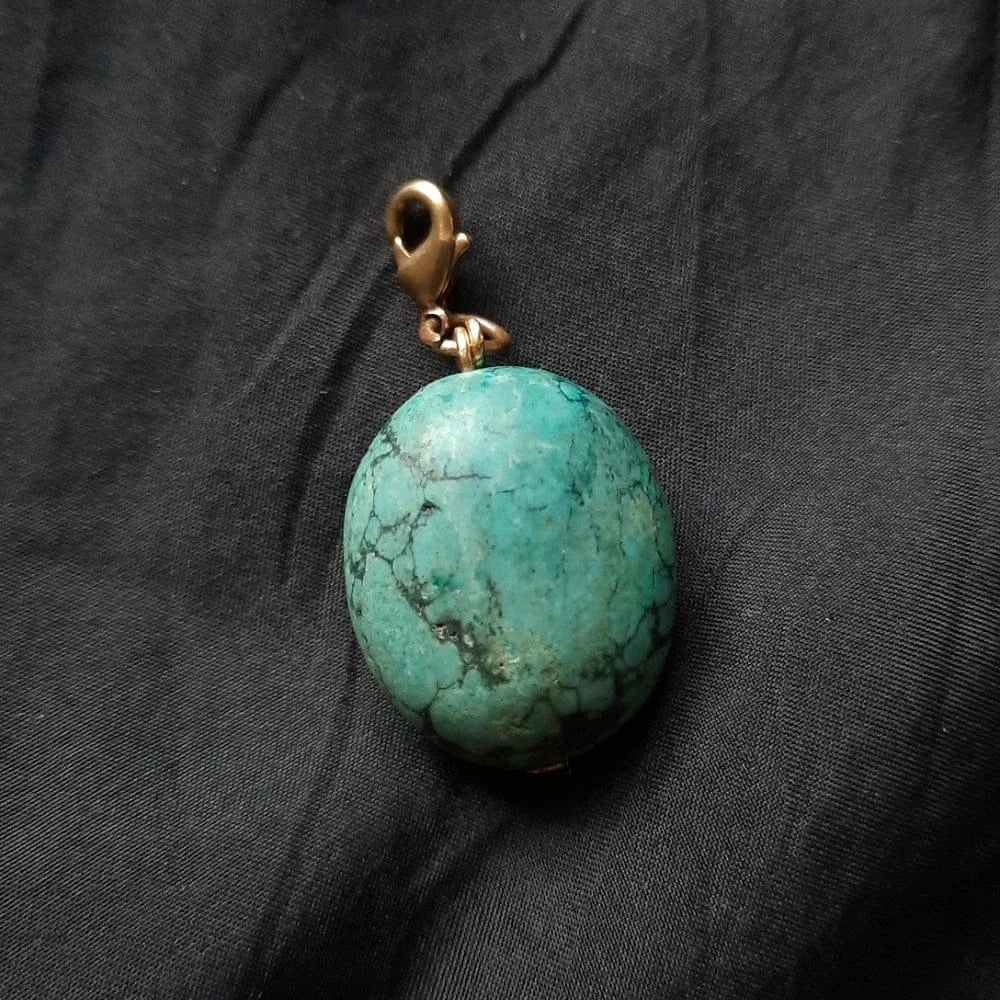 Emma Cunningham | Turquoise Amulet Necklace