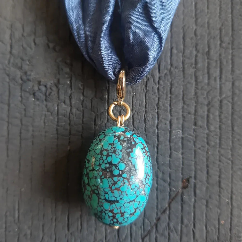 Emma Cunningham | Turquoise Amulet Necklace