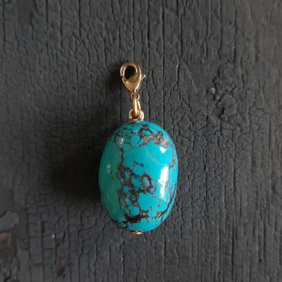 Emma Cunningham | Turquoise Amulet Necklace