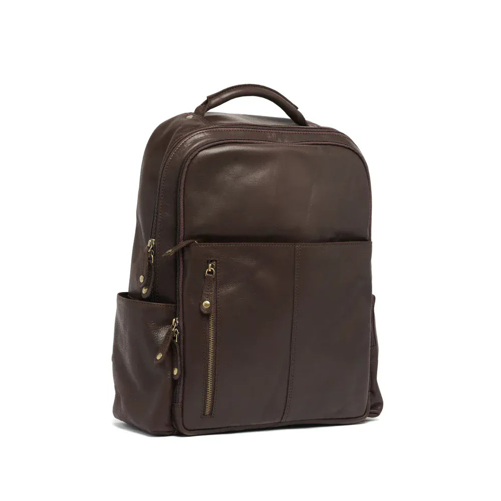 Ezra Leather Backpack | Brown