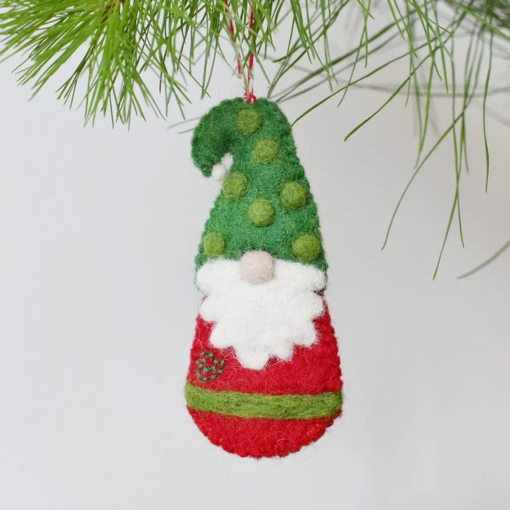 Felt Decoration | Christmas Gnome | Made in Nepal
