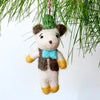 Felt Decoration | Mr Mouse with Green Hat