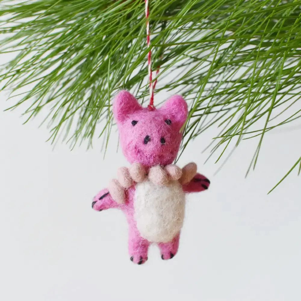 Felt Decoration | Piglet | Made in Nepal