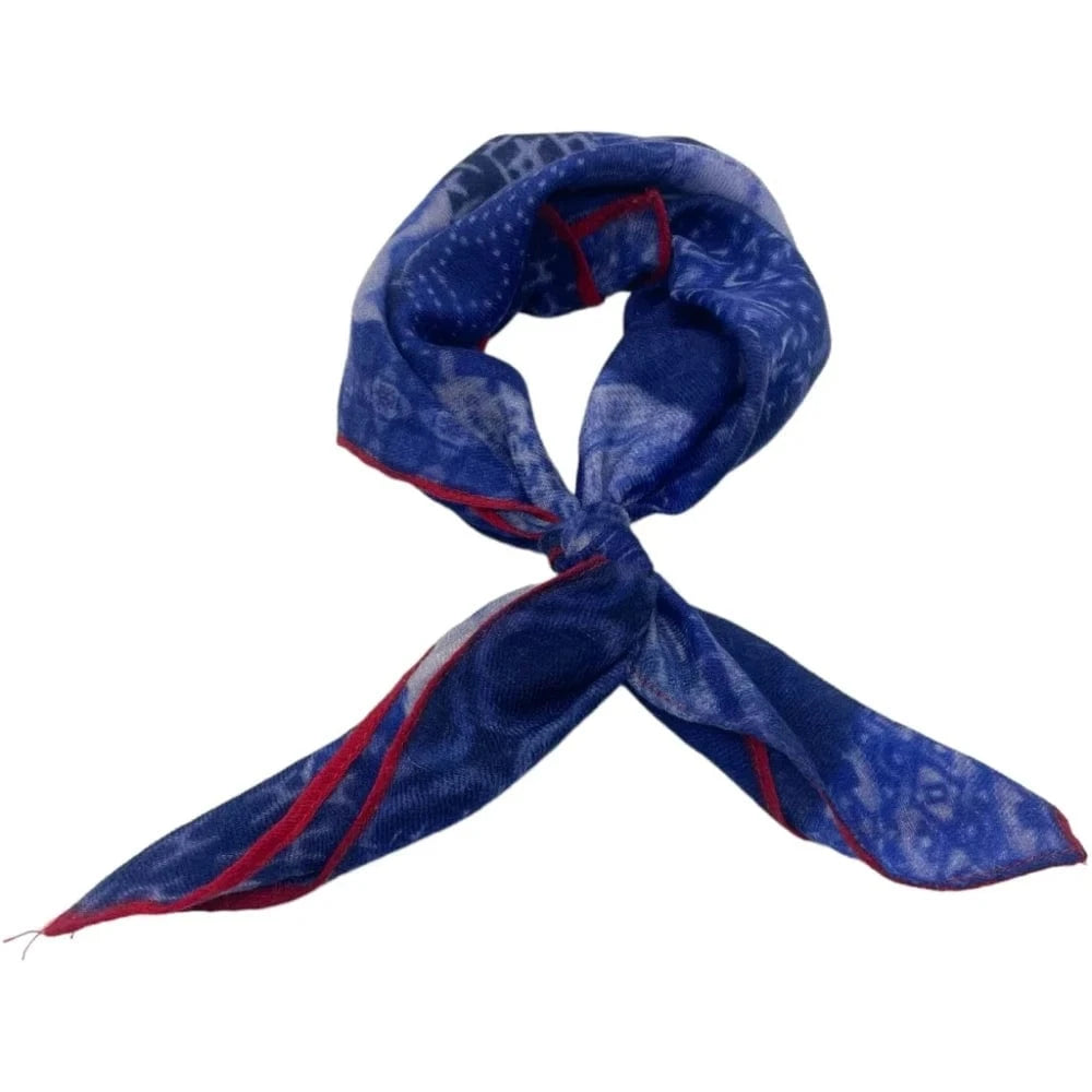 Fine Wool Bandana | Sailor | Navy