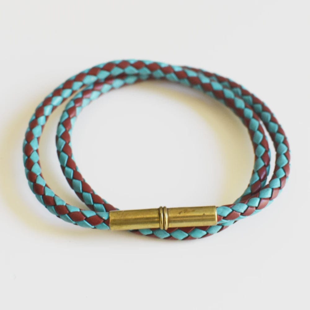 Flint Braided Bracelet Turquoise