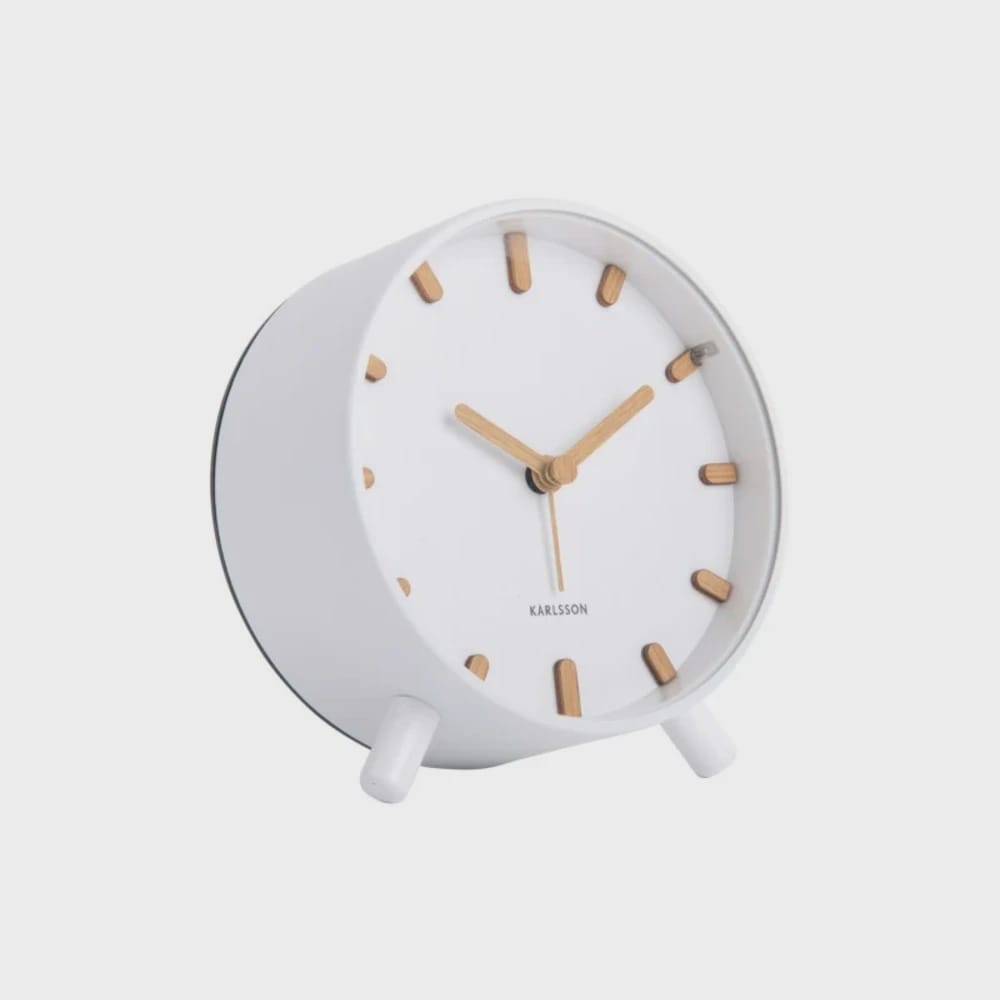 Grace Alarm Clock | White