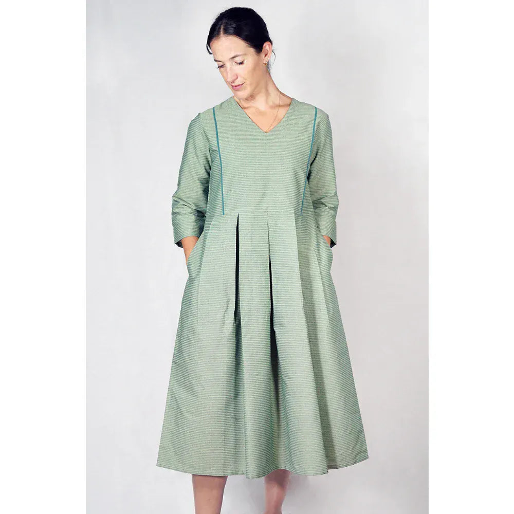 Green / Small Skuta Dress | Cotton