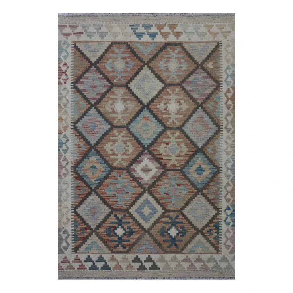 Hand Knotted Afghan Chobi Kilim | 150 x 100cm