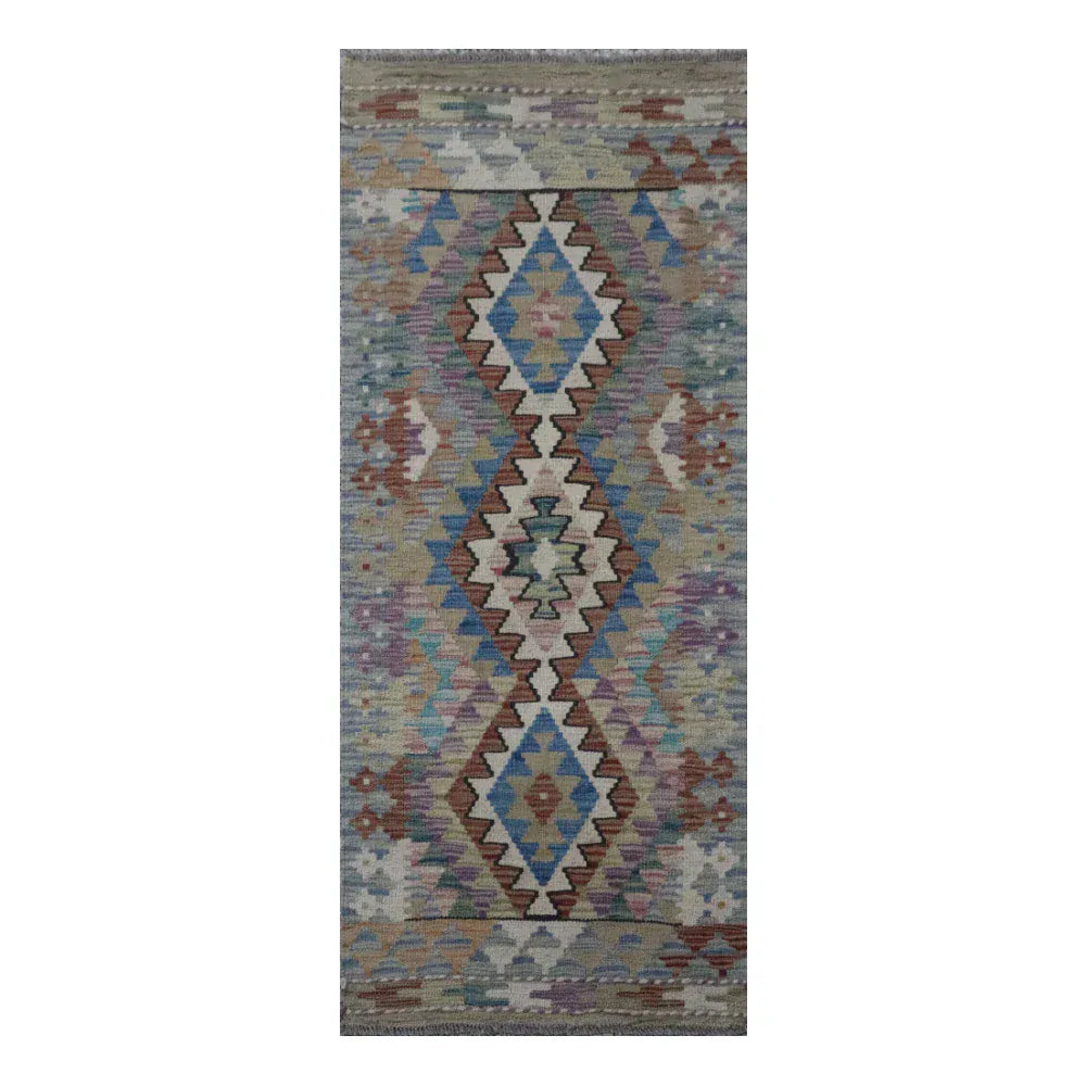 Hand Knotted Afghan Chobi Kilim | 150 x 60cm
