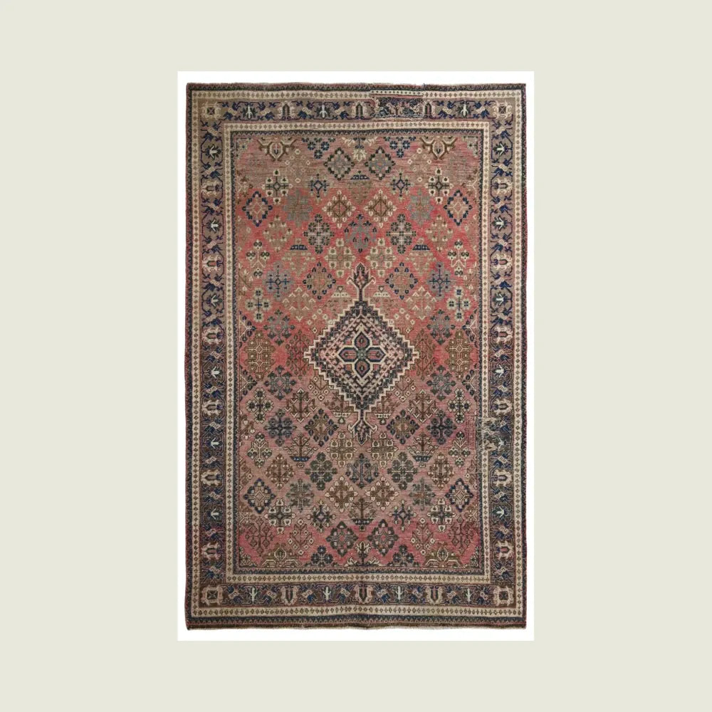 Hand Knotted Vintage Persian Shirazi Rug 13 | 203 x 127cm