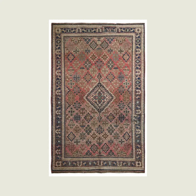 Hand Knotted Vintage Persian Shirazi Rug 13 | 203 x 127cm
