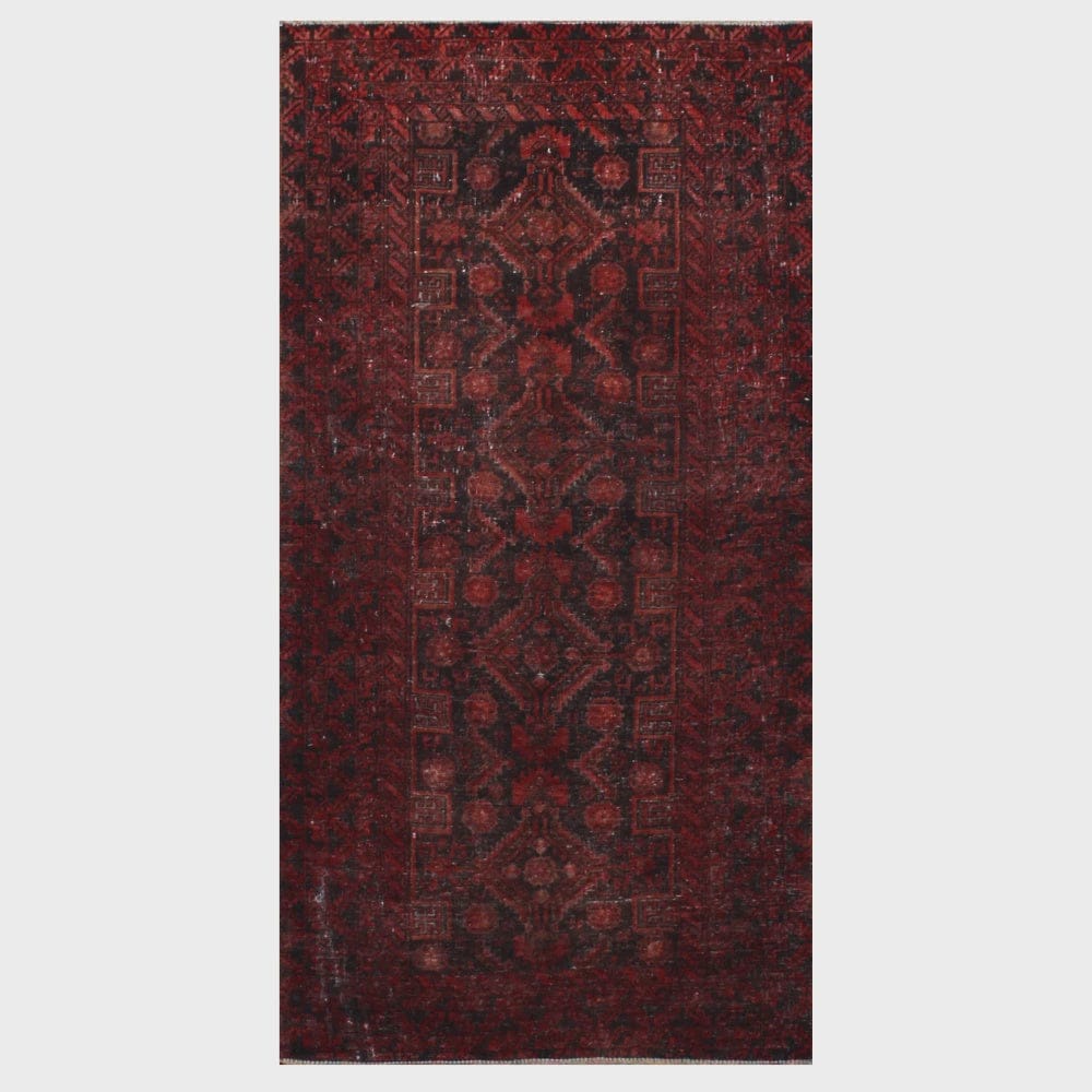 Hand Knotted Vintage Persian Shirazi Rug | 175 x 79cm
