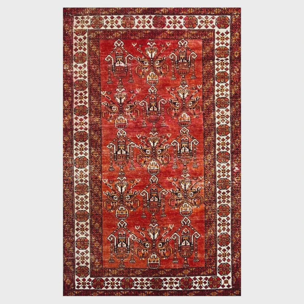 Hand Knotted Vintage Persian Shirazi Rug | 192 x 111cm