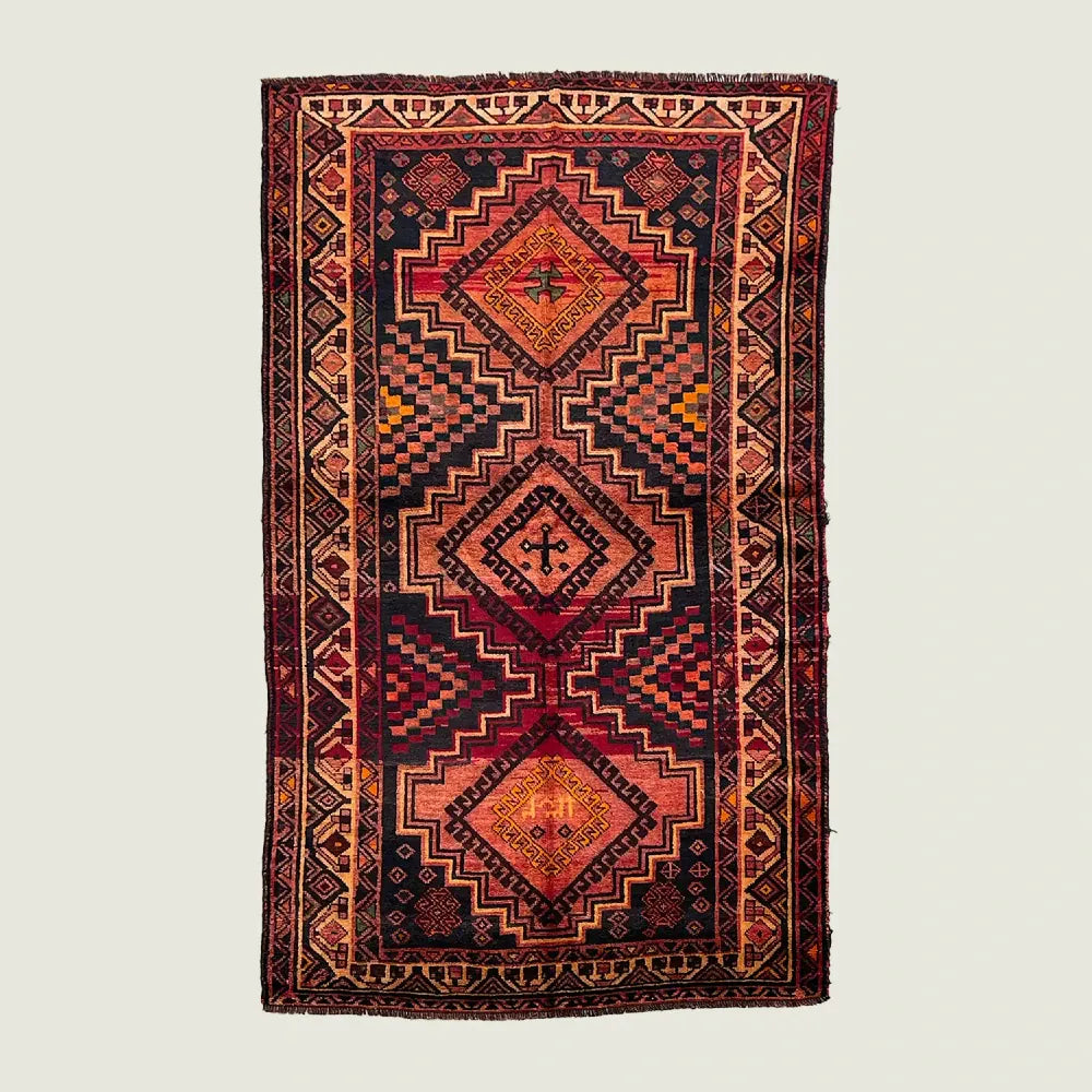 Hand Knotted Vintage Persian Shirazi Rug 315 | 273 x 156cm