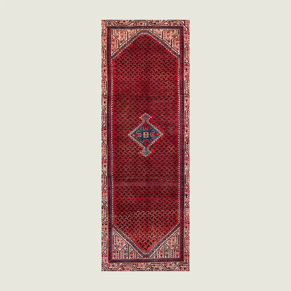 Hand Knotted Vintage Persian Shirazi Rug 458 | 290 x 98cm