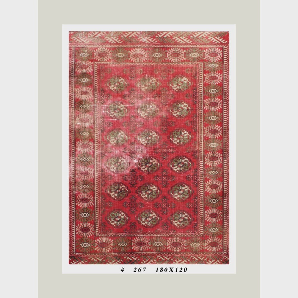Hand Knotted Vintage Persian Shirazi Rug 620 | 180 x 120cm
