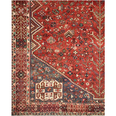Hand Knotted Vintage Persian Shirazi Rug Ramni | 313 x 209cm