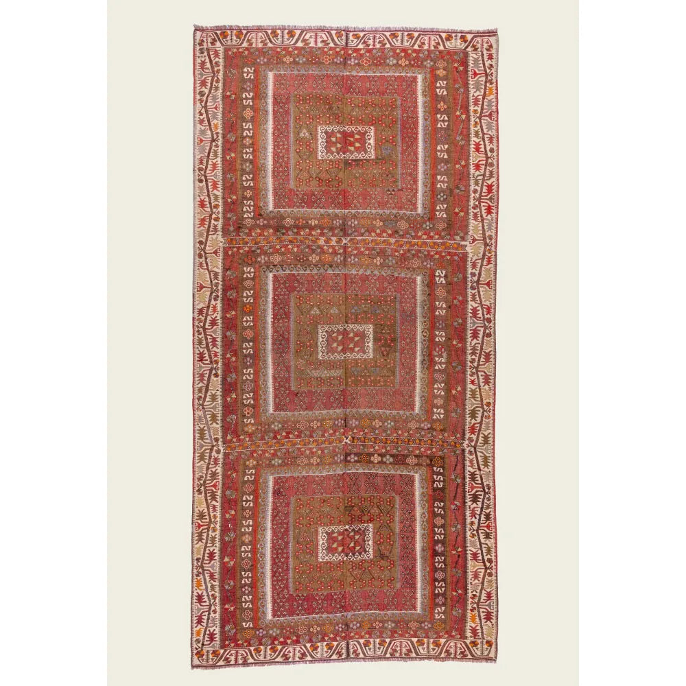 Hand Knotted Vintage Turkish Anatolian Rug 112 | 343 x 162cm