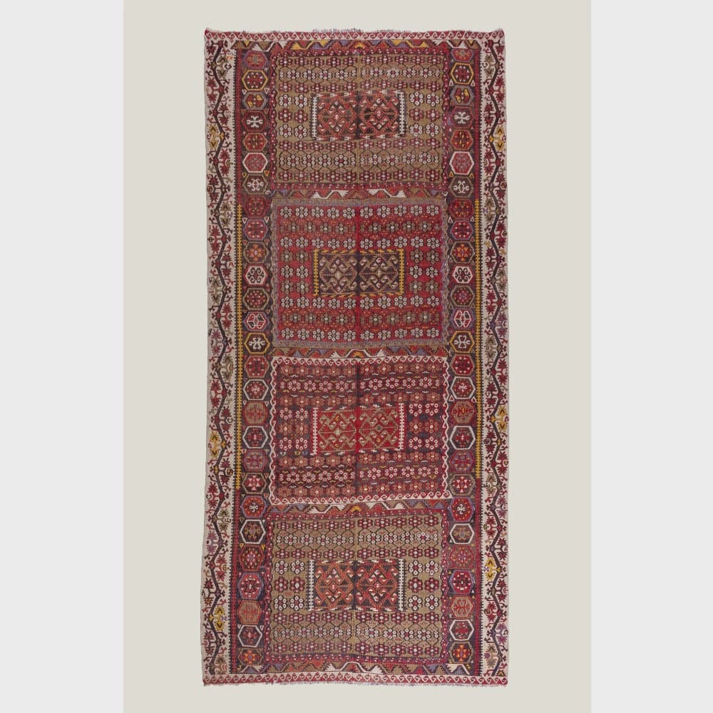 Hand Knotted Vintage Turkish Anatolian Rug 114 | 402 x 188cm