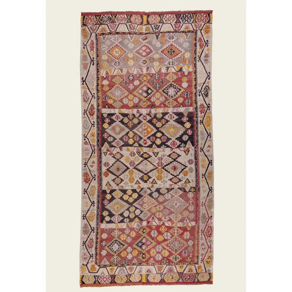 Hand Knotted Vintage Turkish Anatolian Rug 119 | 353 x 171cm