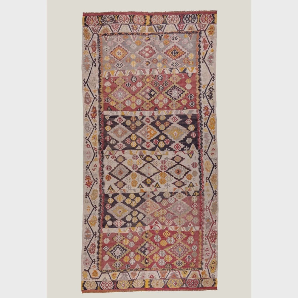 Hand Knotted Vintage Turkish Anatolian Rug 119 | 353 x 171cm
