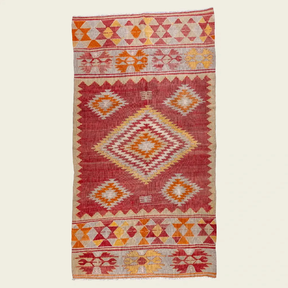 Hand Knotted Vintage Turkish Anatolian Rug 135 | 294 x 160cm
