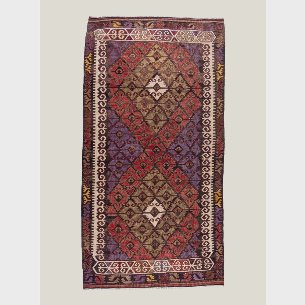 Hand Knotted Vintage Turkish Anatolian Rug 137 | 300 x 158cm