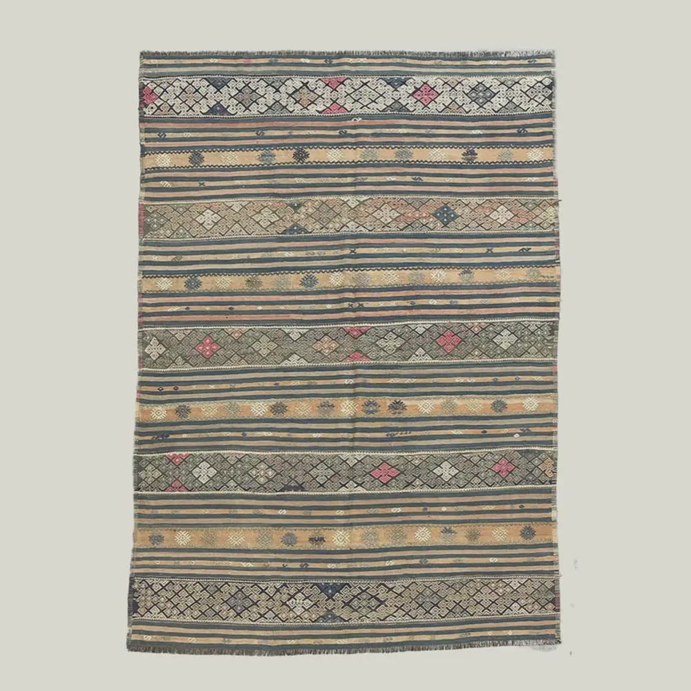 Hand Knotted Vintage Turkish Anatolian Rug | 250 x 180cm