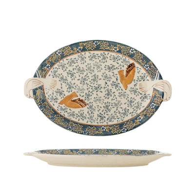 Hezha Serving Tray | Blue