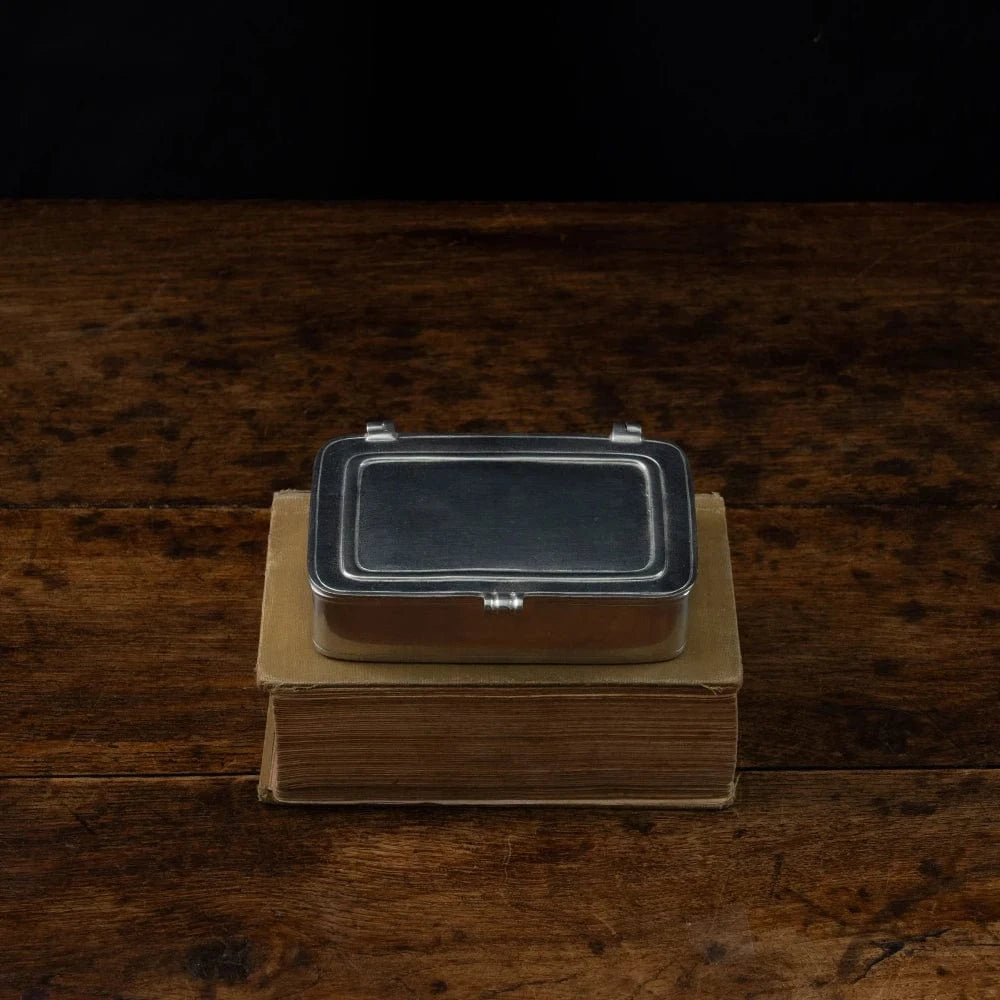 Italian Lidded Pewter Box