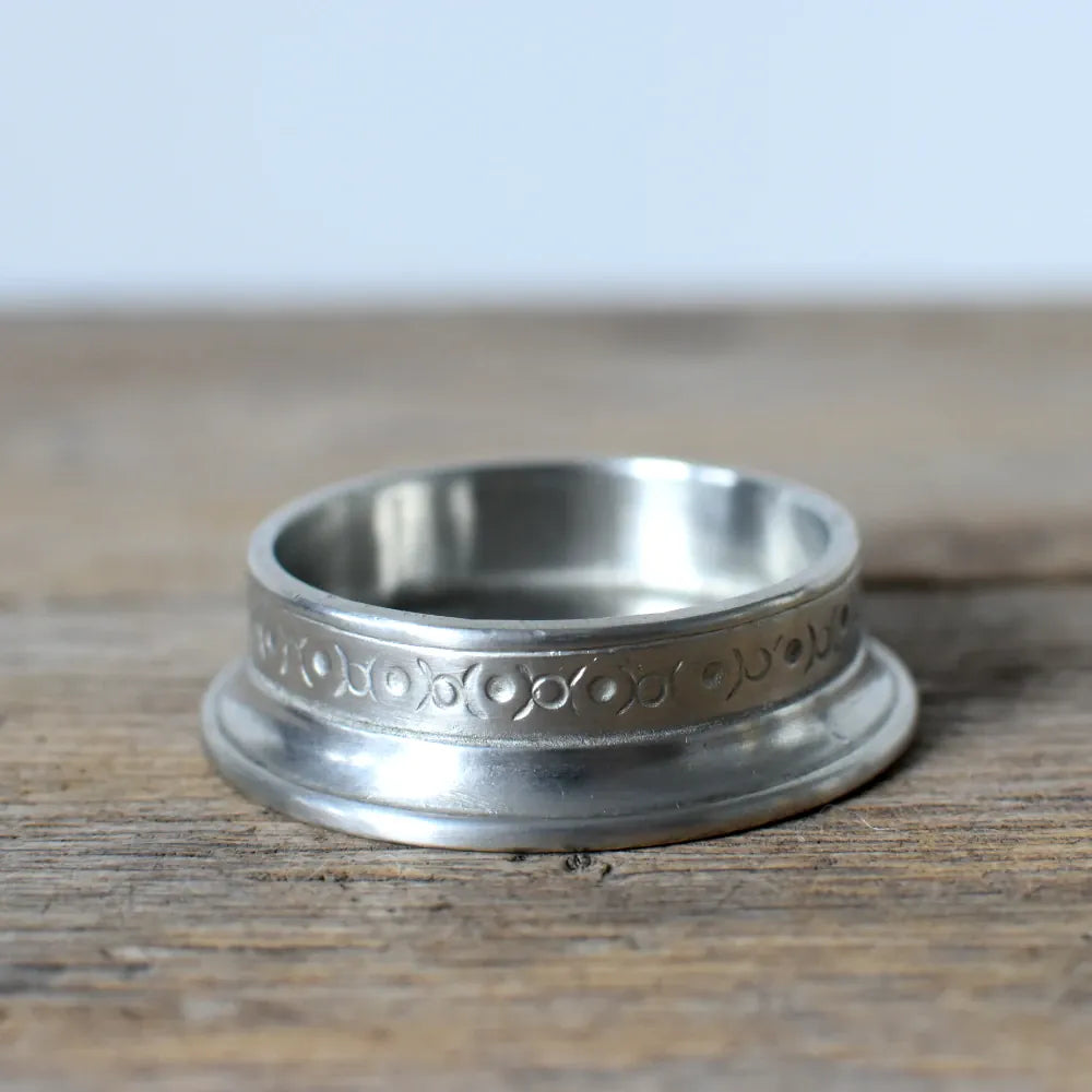 Italian Pewter Candle Coaster | Small