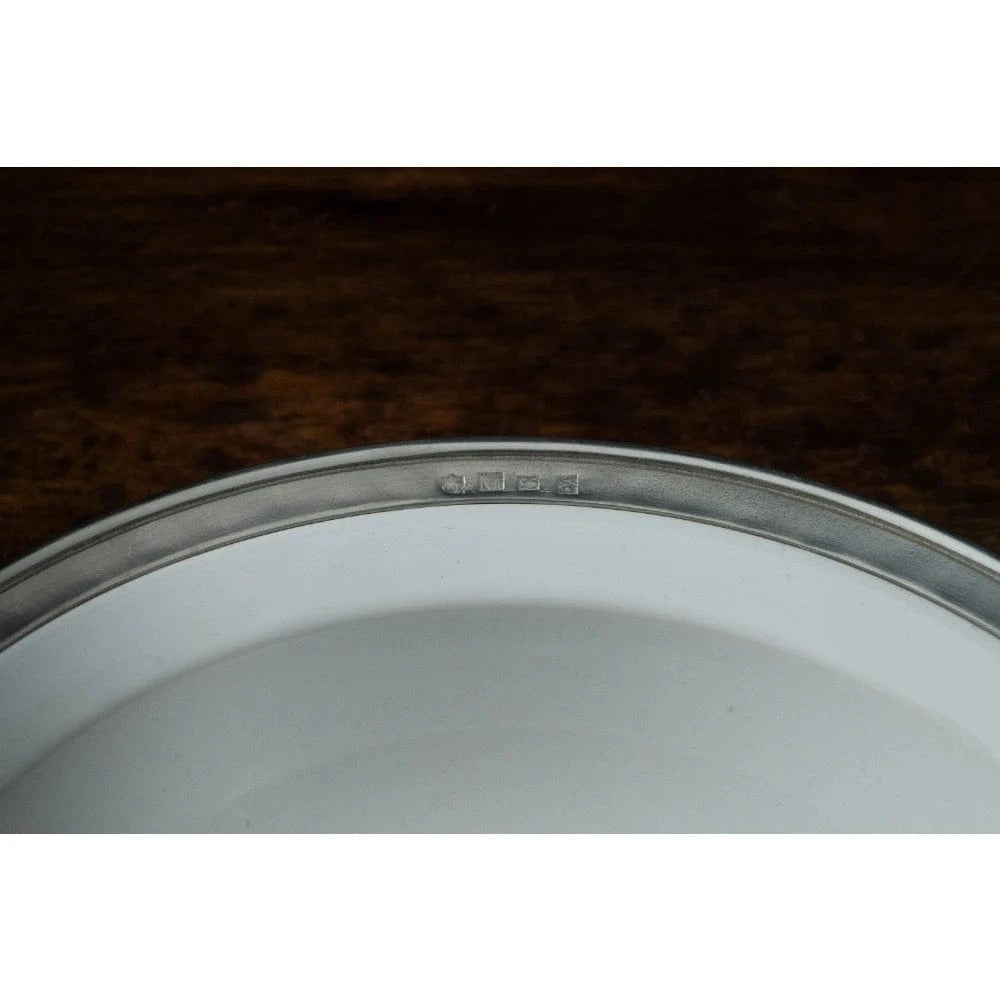 Italian Pewter Serving Bowl