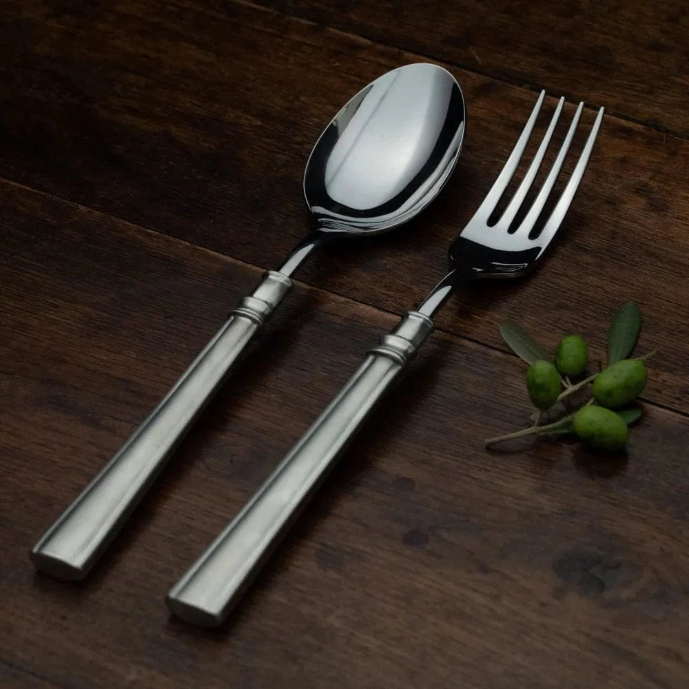 Italian Pewter Serving Set